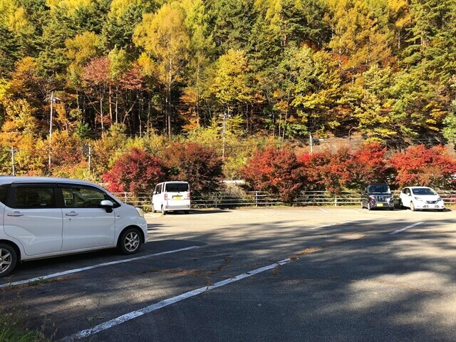 犬ころの滝の駐車場