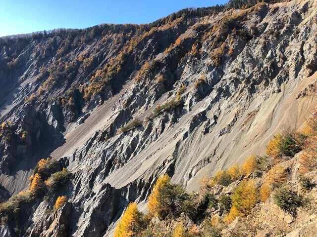 七面山の大崩れ
