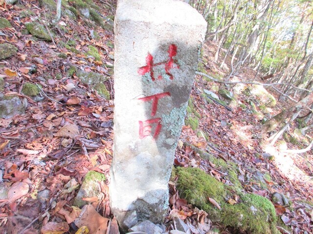 七面山明浄坊を目指して登山再開の様子
