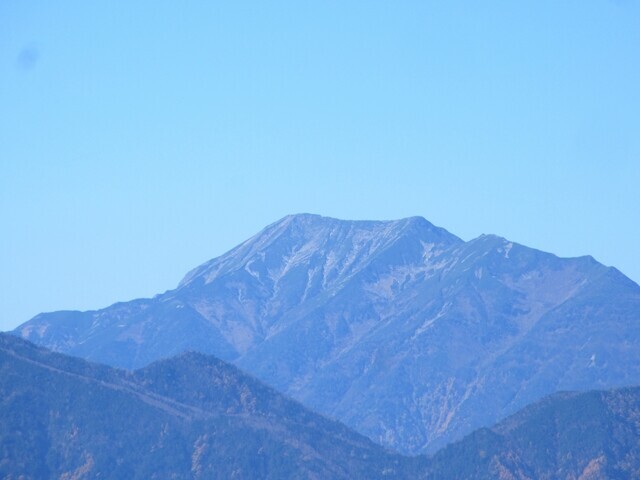希望峰から眺める聖岳のお姿