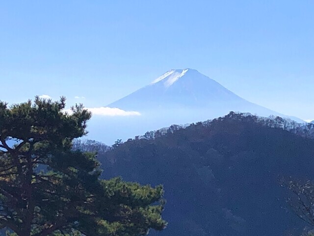 源次郎岳から綺麗な富士山の眺望