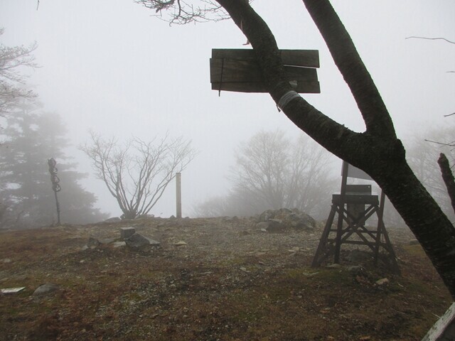 毛無山の山頂
