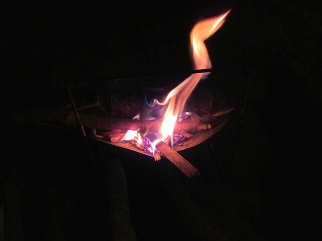 青笹山への登山の前夜祭