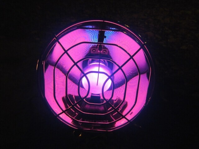 青笹山登山の前夜祭で利用したライト