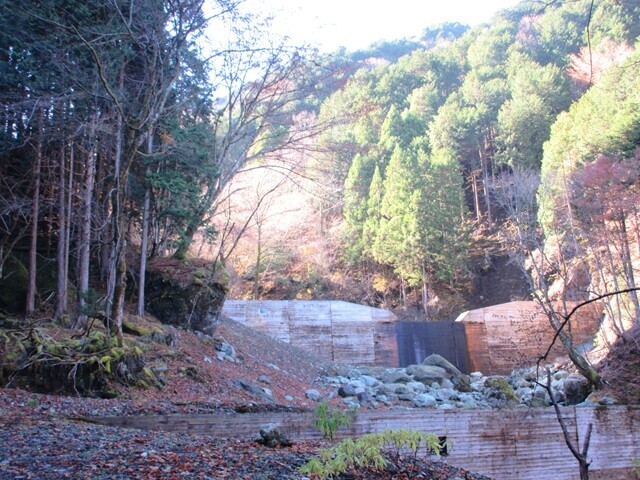 田代峠の砂防ダム