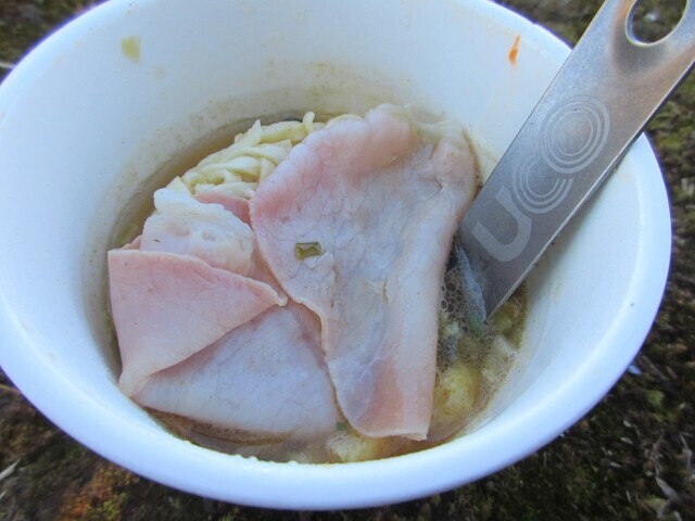 青笹山で食べた山飯