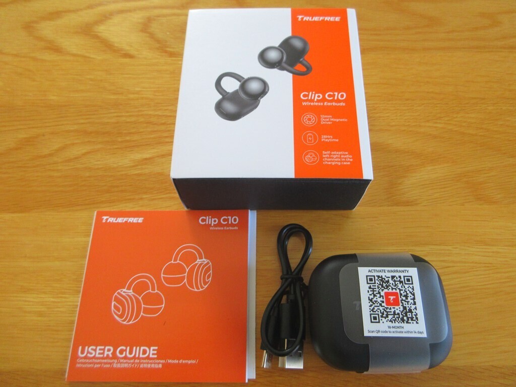 TRUEFREE Clip C10(ｸﾘｯﾌﾟ ｼｰ･ﾃﾝ)の機能と防水性能、付属品、説明書