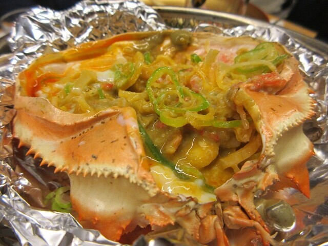 とやま鮨海富山蟹味噌甲羅焼きの完成をレビュー