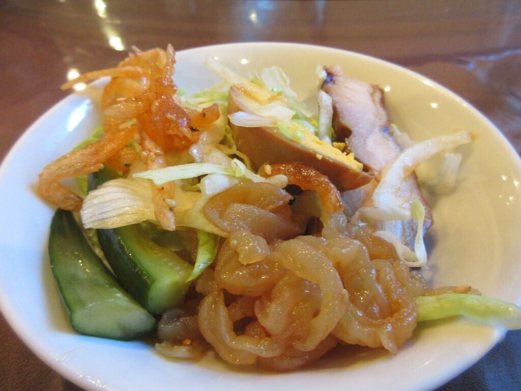 雅苑酒家神戸南京町本店の前菜のビュー