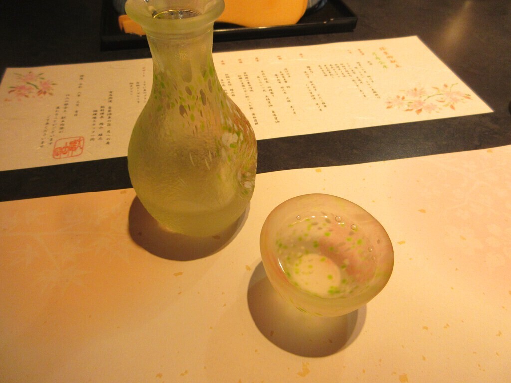 有馬温泉月への船で注文した日本酒