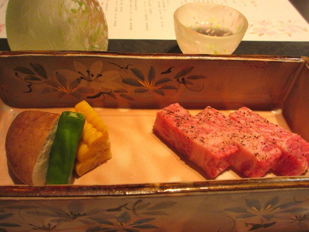 有馬温泉月への船の焼き物のメニュー