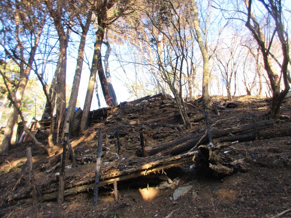 火事の後の堀山の家の現状