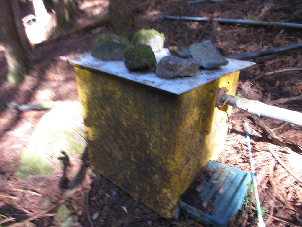 文台山の給水設備