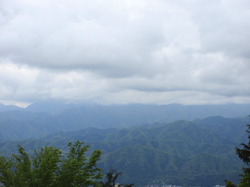 軍刀利神社からの景色