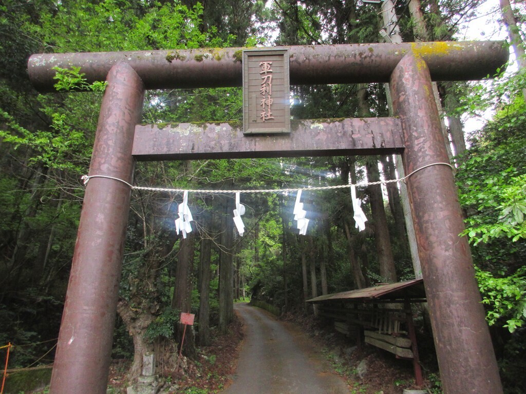 生藤山登山から下山の様子