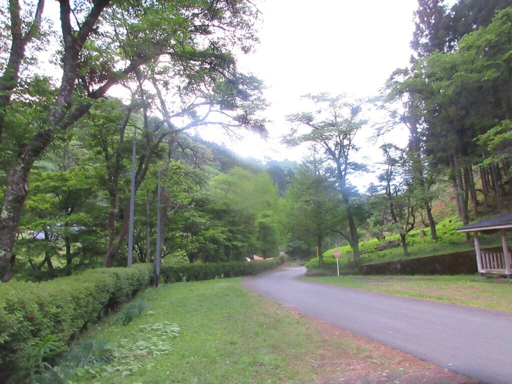 平野田休養村の駐車場