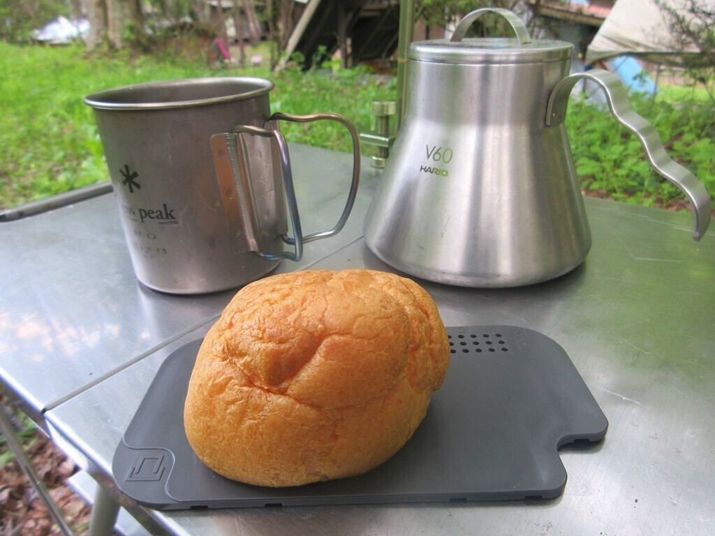 平野田休養村キャンプ場の朝の様子