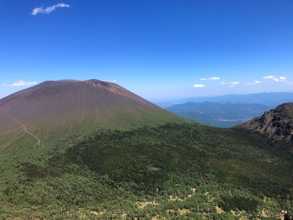黒斑山からの景色