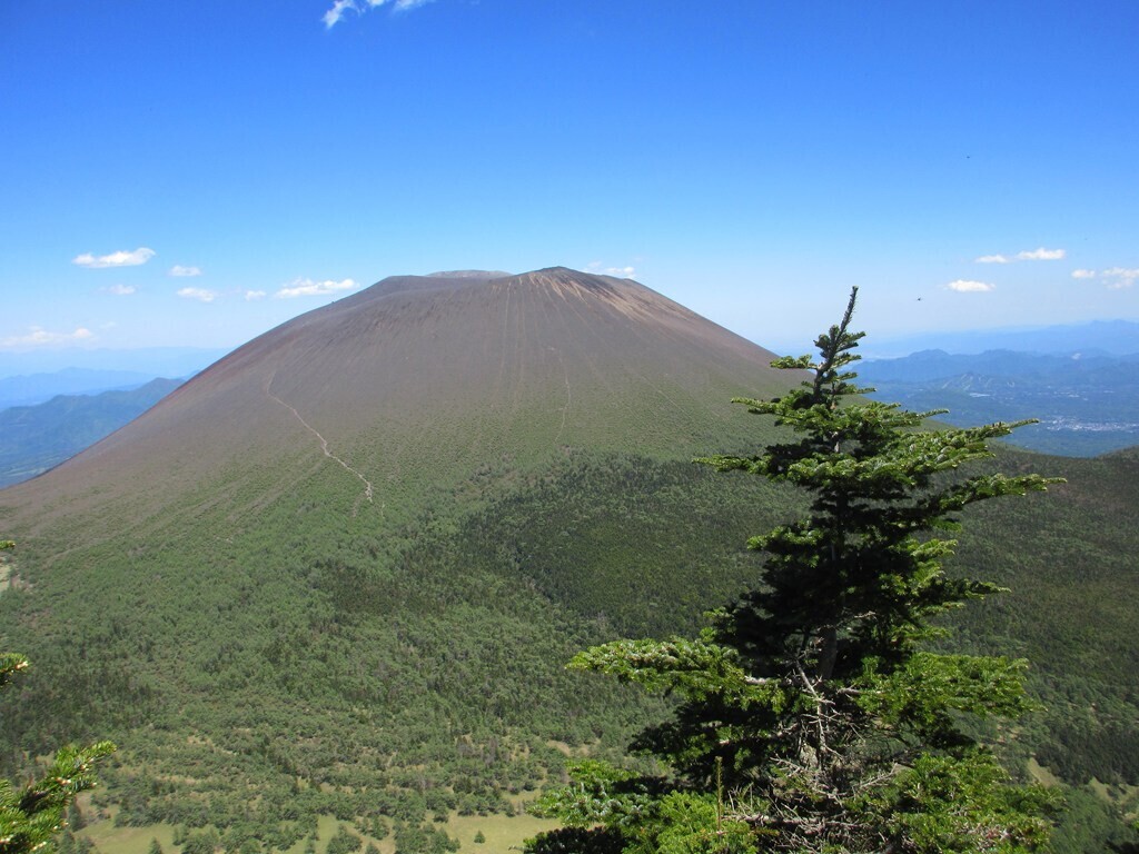 黒斑山からの絶景の様子