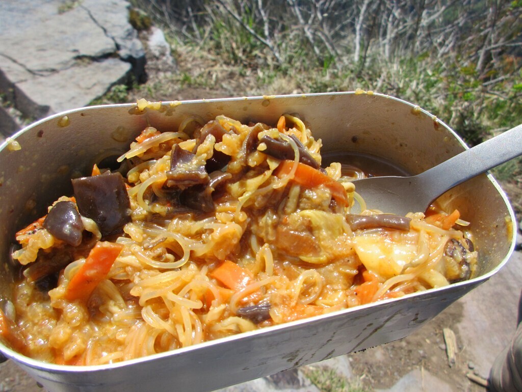 四阿山で食べた山飯