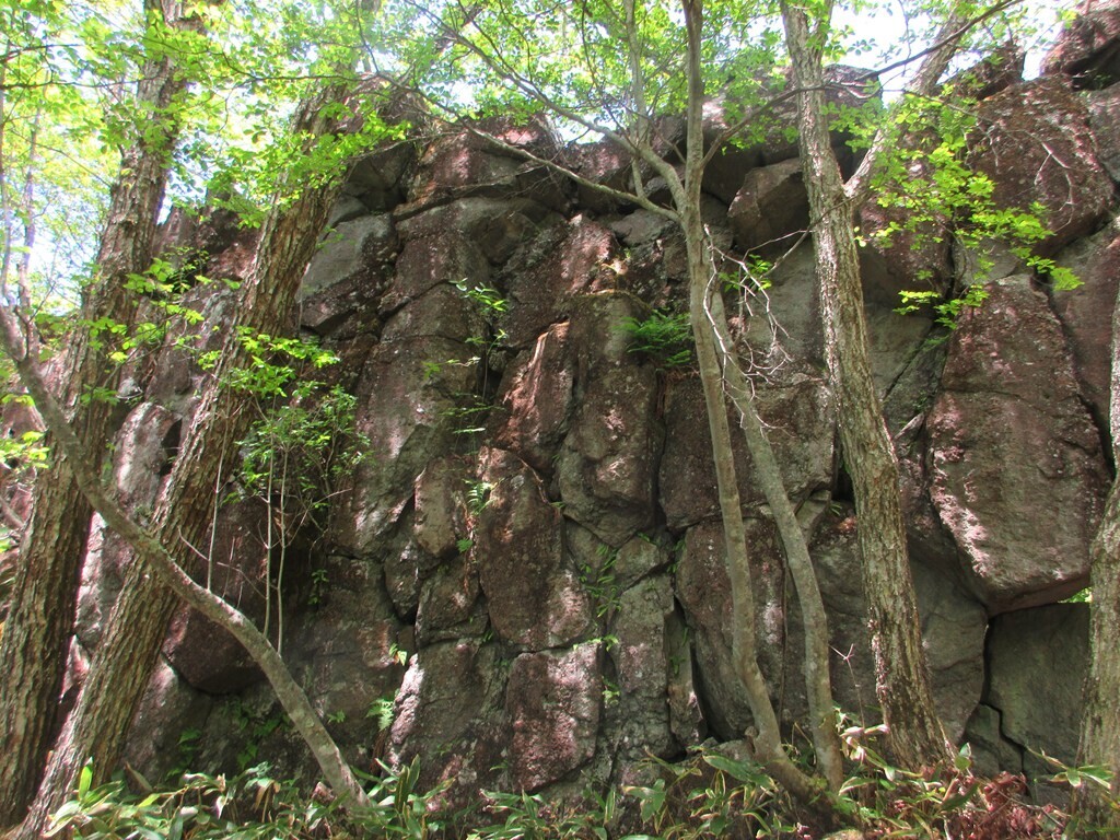 四阿山の的岩