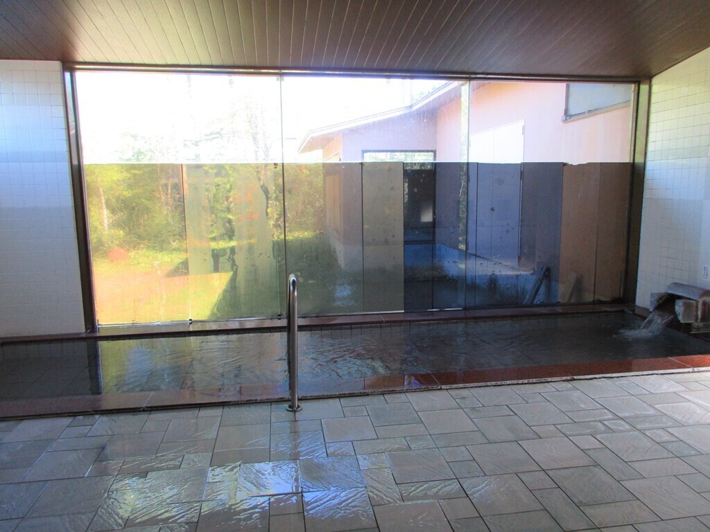 湯の丸高原ホテルの温泉内湯の様子をレビュー