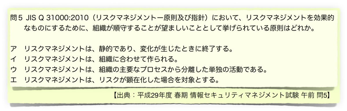リスクマネジメント Ver 2 やさしいネットワークとセキュリティ