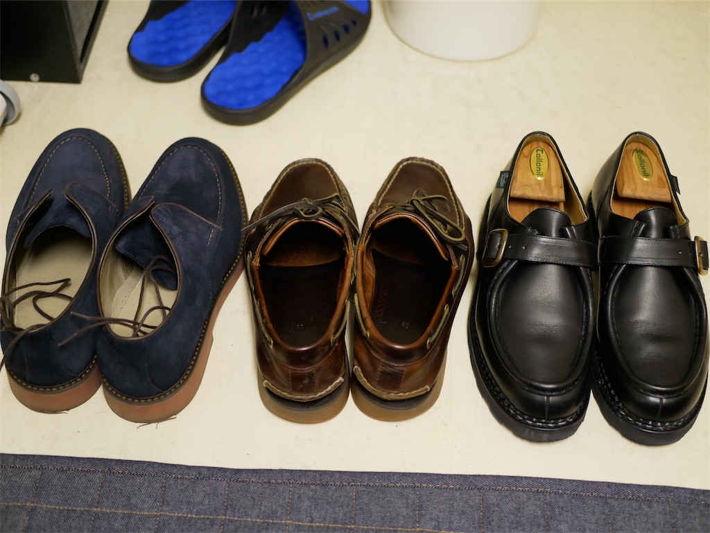 埃かぶった1年履いてない靴｜メンズ