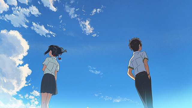 映画「君の名は。」のワンシーン