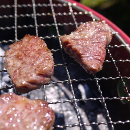 ステーキ炭火焼