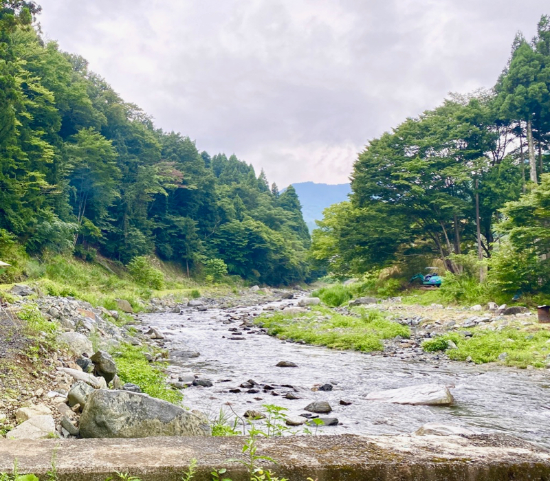 道志川のキャンプ場