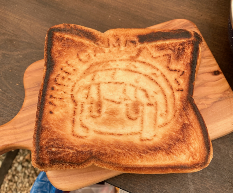 ホットサンドはキャンプ飯なのです。