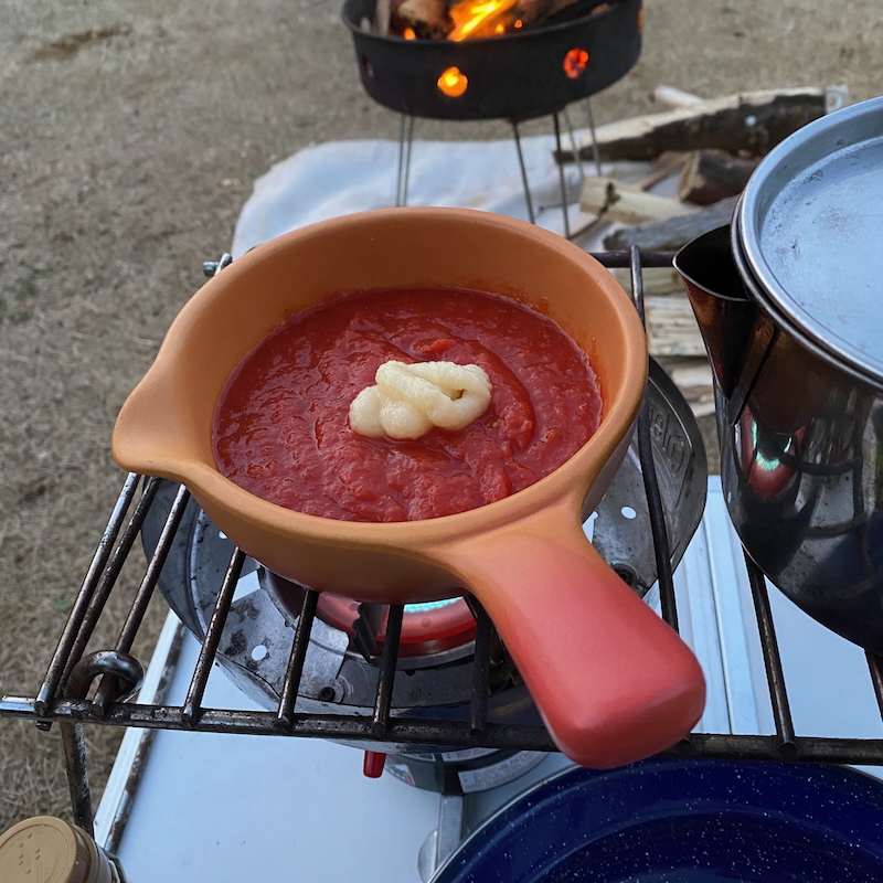 イタリアンなキャンプ飯