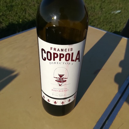 フランシス・フォード・コッポラ監督のワインをBBQで飲みました。