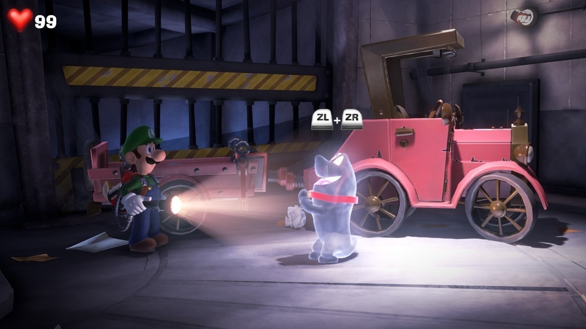 任天堂スイッチ】ルイージマンション3の序盤攻略 面白い