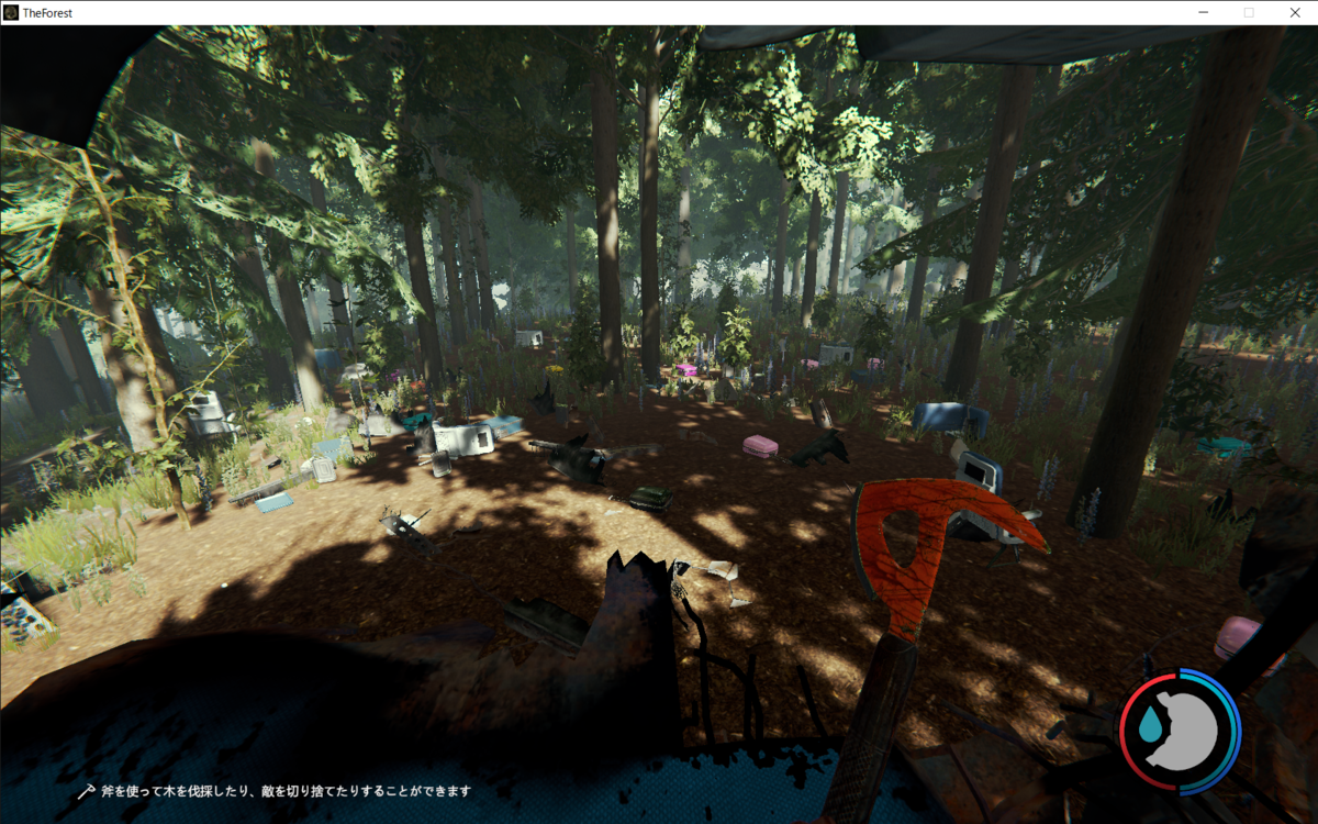 Windows 10 The Forestの序盤プレイ 困ったー Windows 10 The Forestの序盤プレイ 困ったー