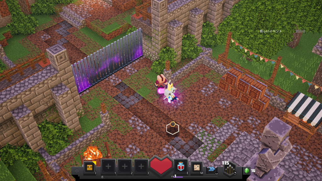 マインクラフトダンジョンズ 序盤プレイ 感想は 困ったー