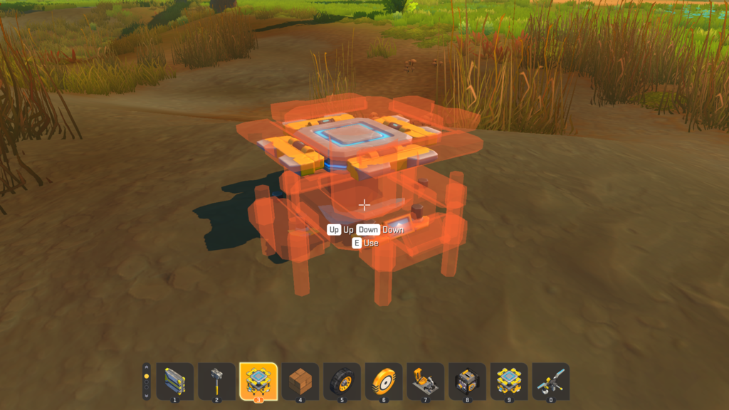 Scrap Mechanic クリエイティブモードで乗りものづくり 困ったー