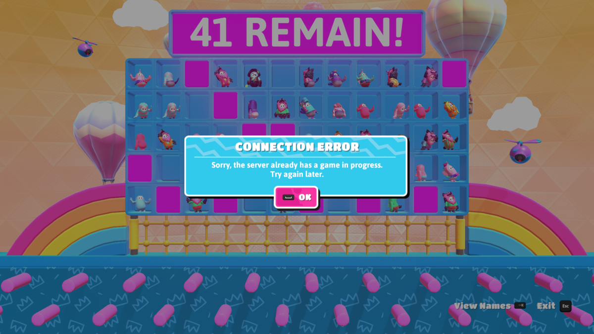 Fall Guys 不具合と対処 エラーコードは 困ったー