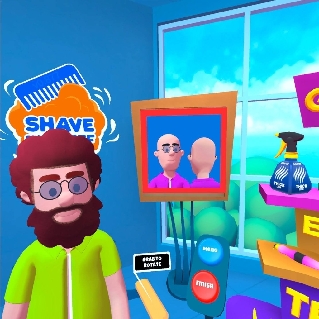 【Meta Quest 2】おすすめ理容VR「Shave n Stuff アーリーアクセス」 ゲームとグルメ攻略ブログ