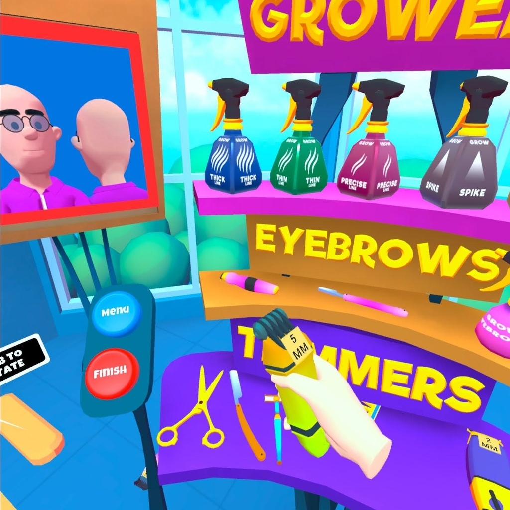 【Meta Quest 2】おすすめ理容VR「Shave n Stuff アーリーアクセス」 未来人ブログ