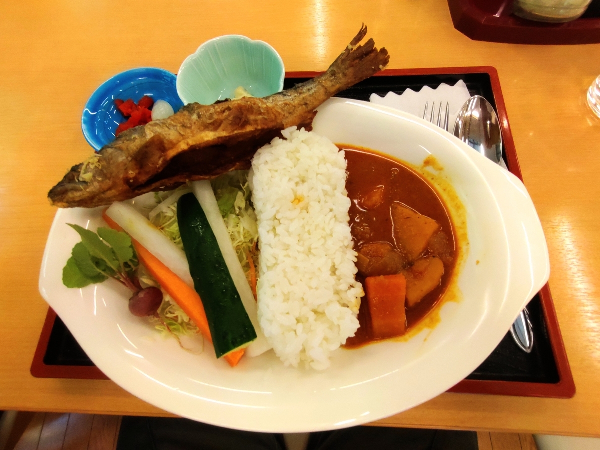 白樺荘　畑薙第二ダムカレー(甘口)