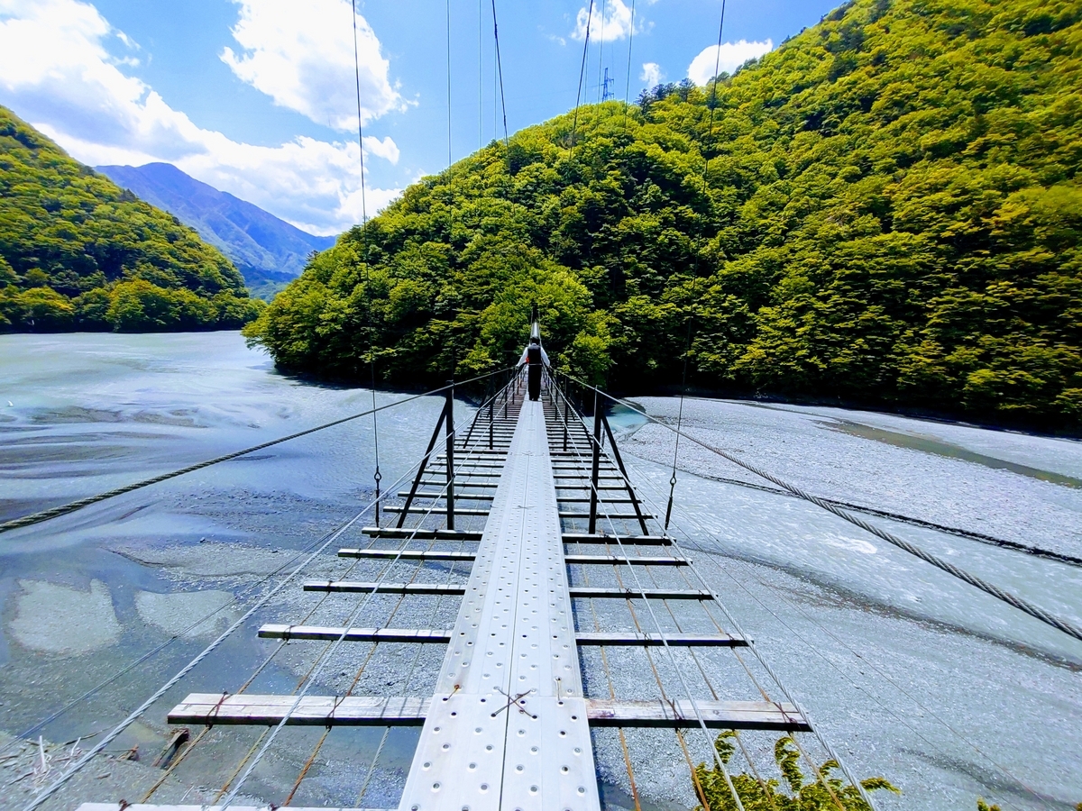 畑薙大吊橋②