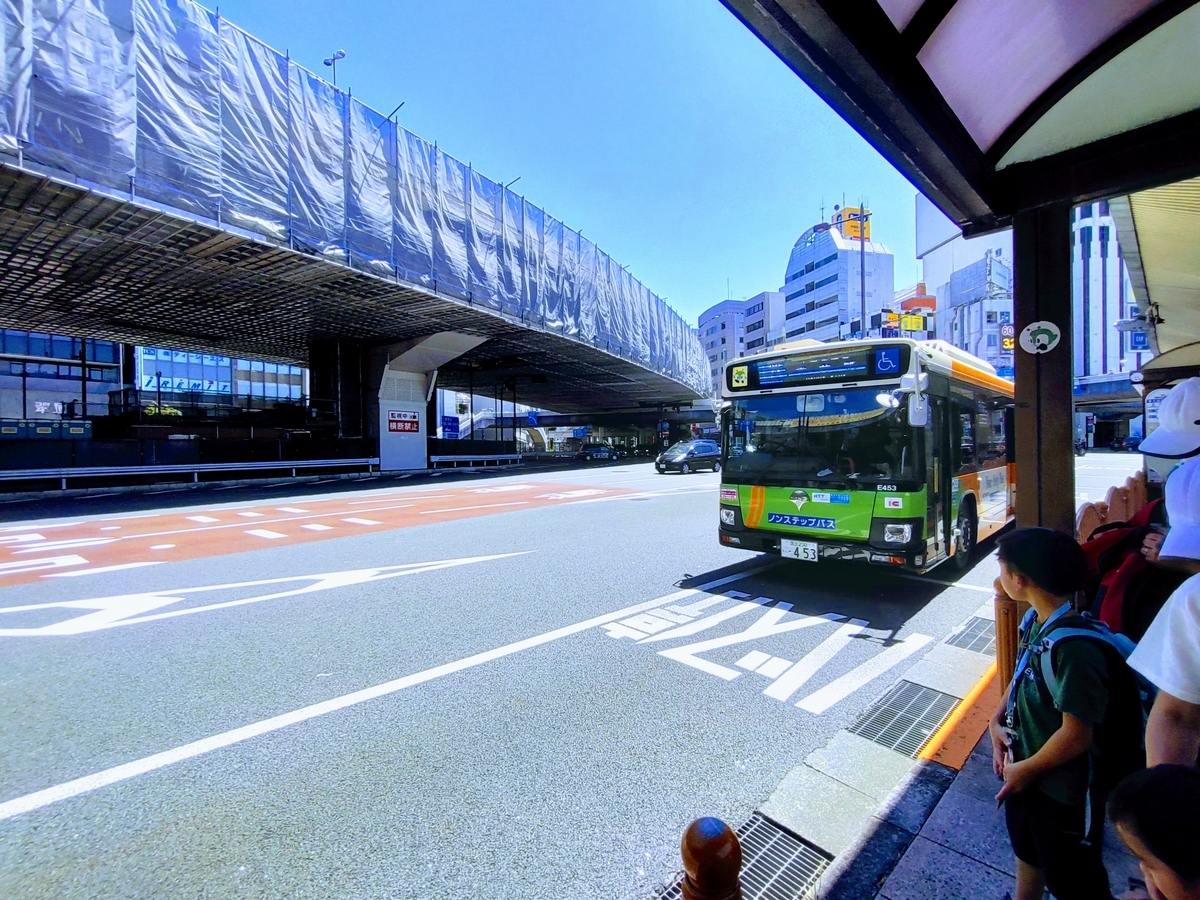 上野駅前　都バス