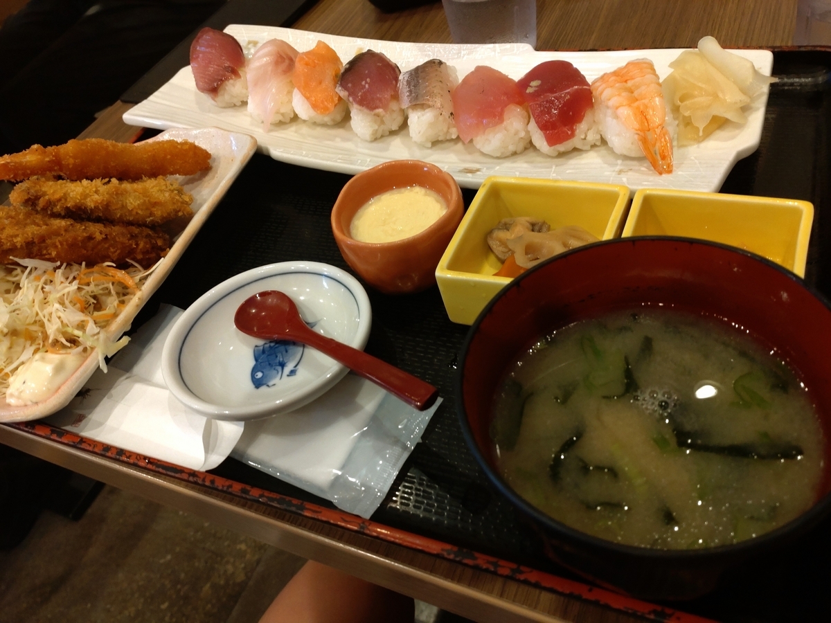 魚がし食堂 中央市場店　平日限定ランチ
