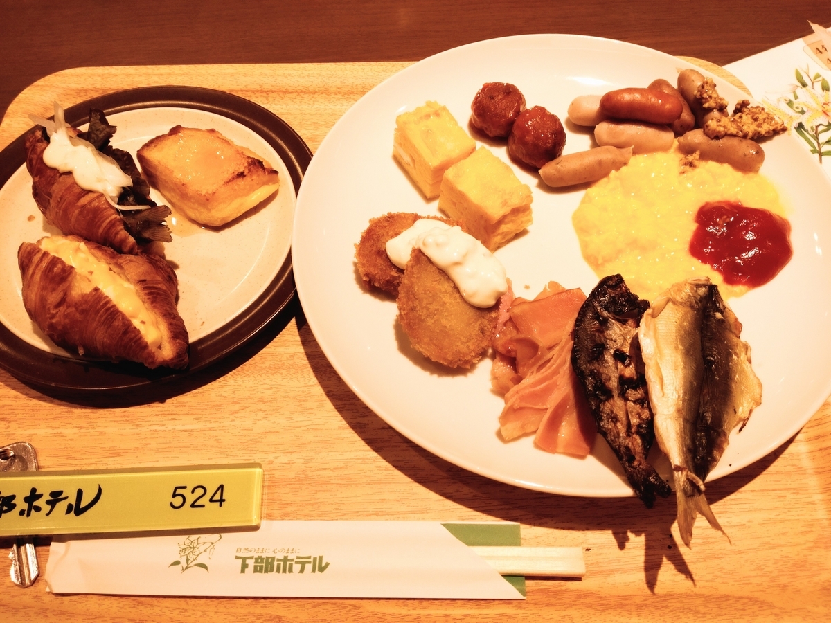 下部ホテル　朝食