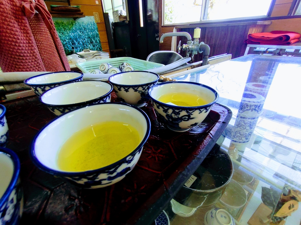 日本平お茶会館　お茶のサービス