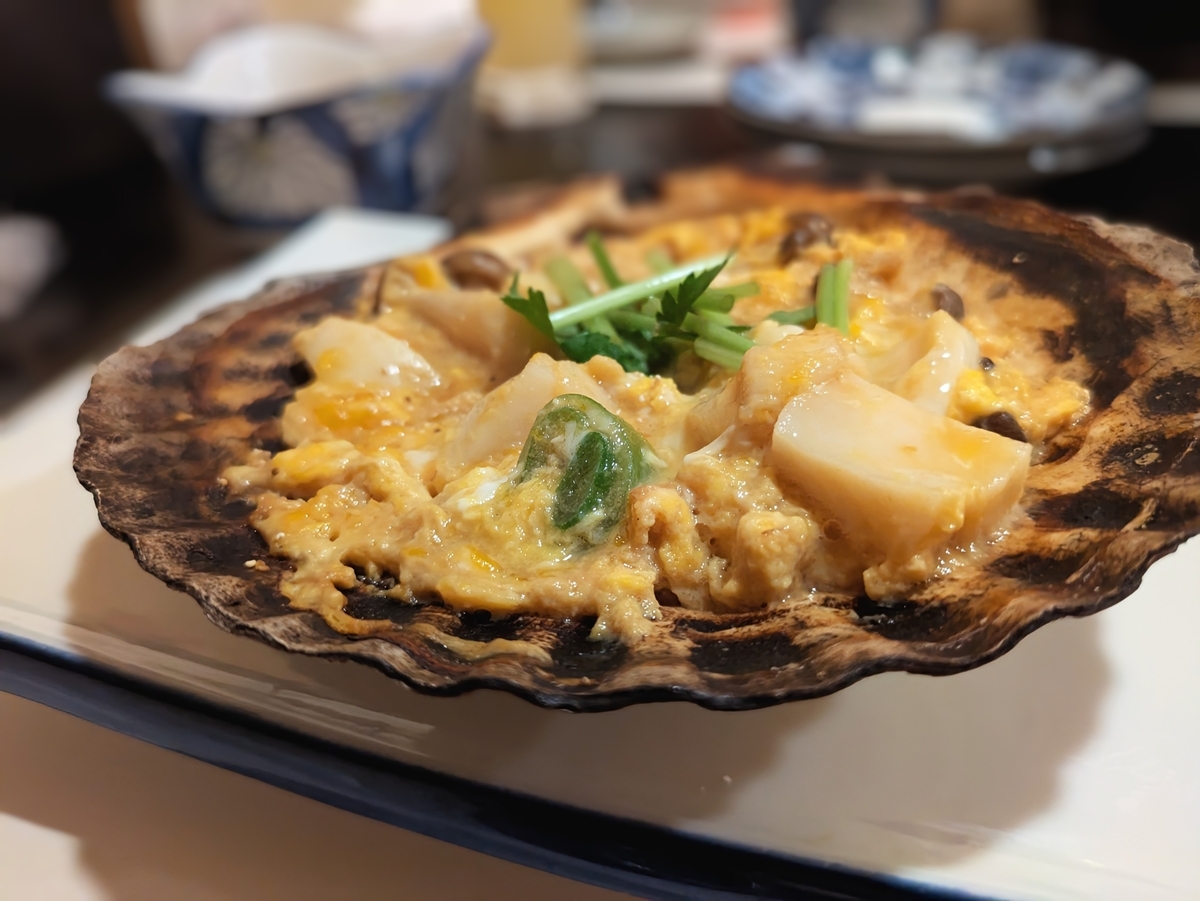 ホタテ貝焼きみそ