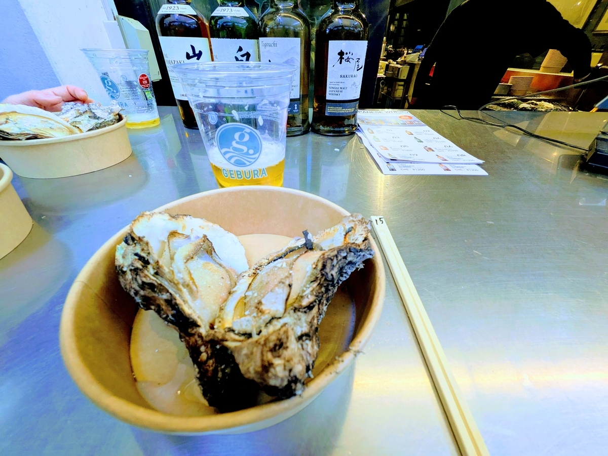 宮島　焼きがき
