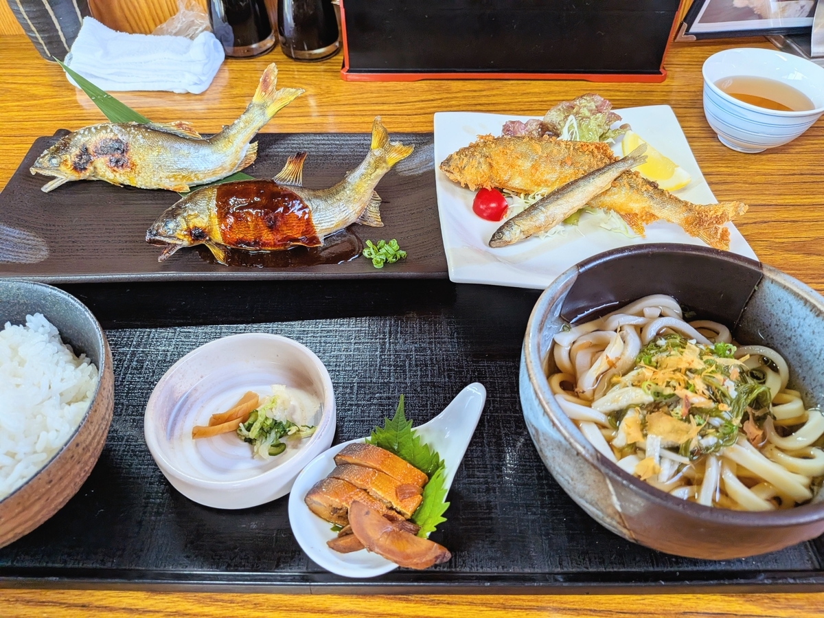 美濃観光ヤナで食べた3,000円のコース料理